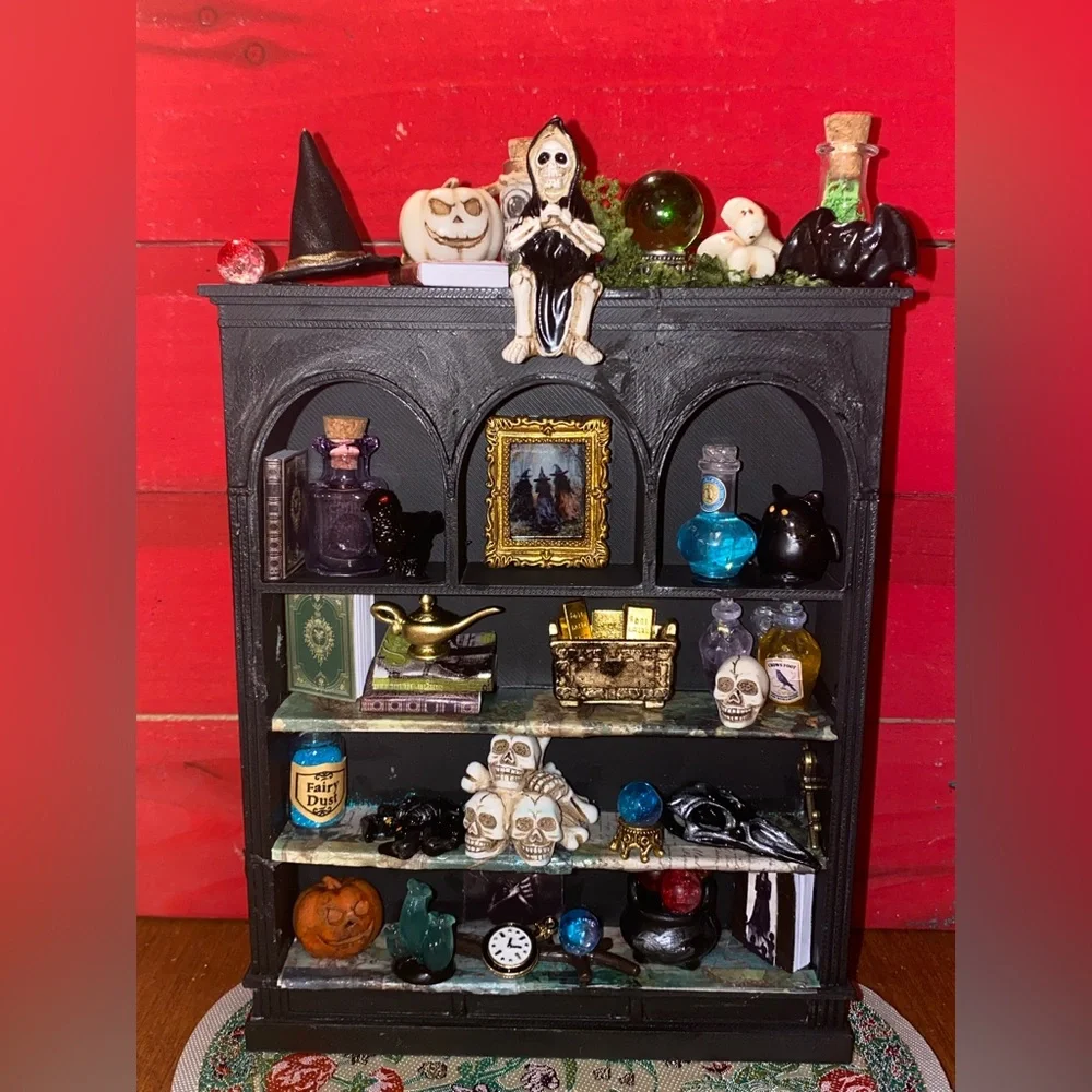 Gothic Black Home Wall Decor Shelf
